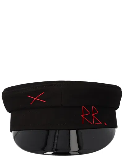 Ruslan Baginskiy Baker Boy Hat In Black