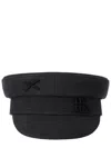 Ruslan Baginskiy Baker Boy Structured Cotton Hat In Black