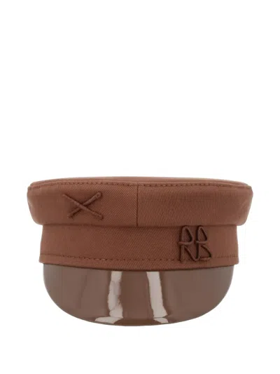 Ruslan Baginskiy Baker Boy Hat In Brown