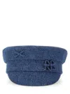 Ruslan Baginskiy Denim Baker Boy Cap In Denim