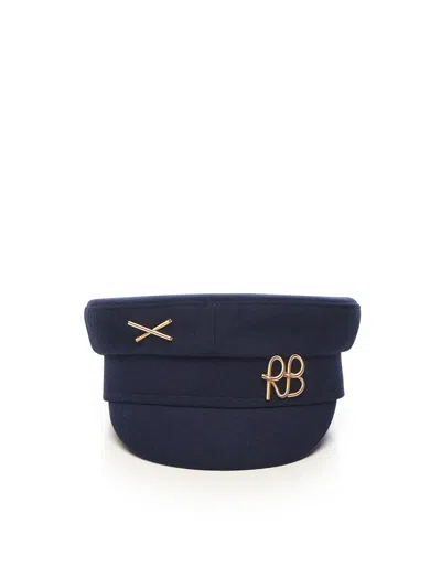 RUSLAN BAGINSKIY BAKER BOY HAT WITH LOGO
