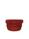 Ruslan Baginskiy Baker Boy Hat With Logo In Red
