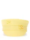 Ruslan Baginskiy Women's Baker Boy Hat In Yellow