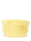 Ruslan Baginskiy Women's Baker Boy Hat In Yellow