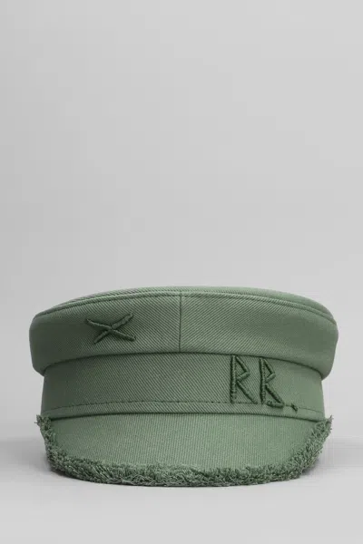 Ruslan Baginskiy Baker Boy Hats In Khaki Cotton In Brown