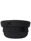 Ruslan Baginskiy Baker Boy Structured Cotton Hat In Black