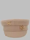 Ruslan Baginskiy Chic Wool And Polyamide Blend Hat In Brown
