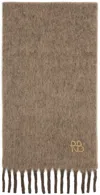 Ruslan Baginskiy Beige Fringed Alpaca-blend Max Scarf In Beige