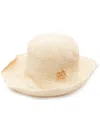 Ruslan Baginskiy Straw Knit Wide Brim Hat In Beige