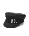 Ruslan Baginskiy Studded Logo Embellished Cap In Black