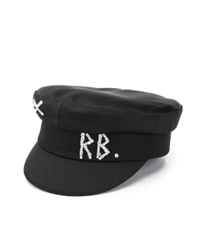RUSLAN BAGINSKIY BLACK BAKER BOY NEWSBOY HAT
