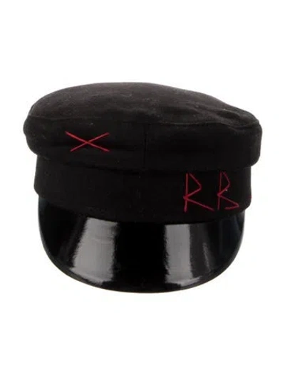 Pre-owned Ruslan Baginskiy Black Newsboy Hat