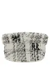 Ruslan Baginskiy Structured Short Brim Textured Fabric Hat In Gray