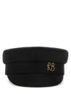 Ruslan Baginskiy Black Wool Blend Hats