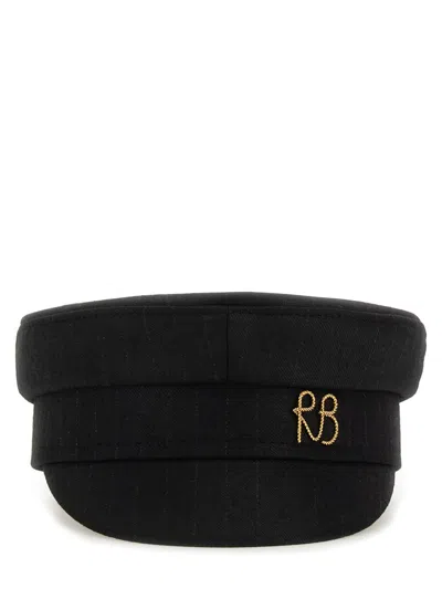 Ruslan Baginskiy Black Wool Blend Hats