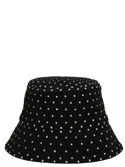 Ruslan Baginskiy Black Wool Bucket Women's Hat