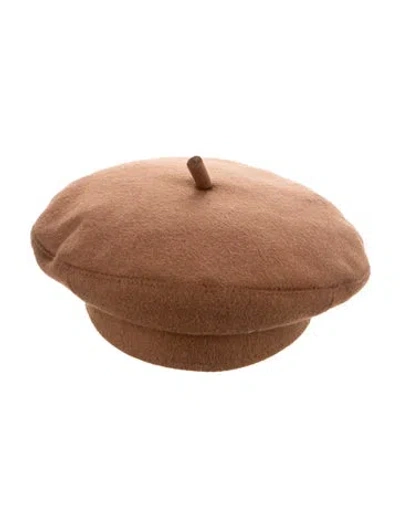 Pre-owned Ruslan Baginskiy Brown Wool Beret