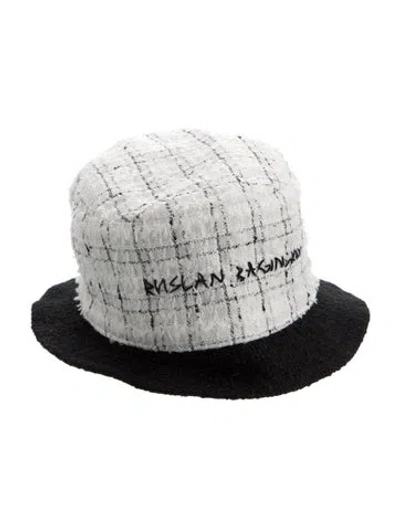 Pre-owned Ruslan Baginskiy Bucket Hat In White