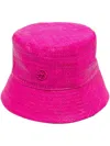 RUSLAN BAGINSKIY RUSLAN BAGINSKIY BUCKET HAT WITH LOGO