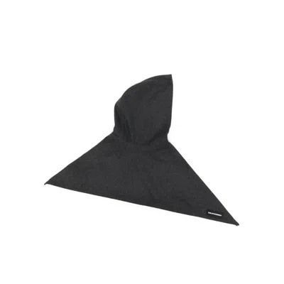 Ruslan Baginskiy Wool-blend Hood In Grey