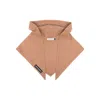 Ruslan Baginskiy Logo-patch Felted Hood In Neutrals