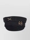 Ruslan Baginskiy Casual Flat Top Hat With Embroidered Elements