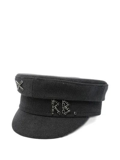 Ruslan Baginskiy Chain Embellished Hat In Black