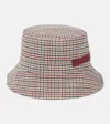 Ruslan Baginskiy Checked Bucket Hat In Multicolour