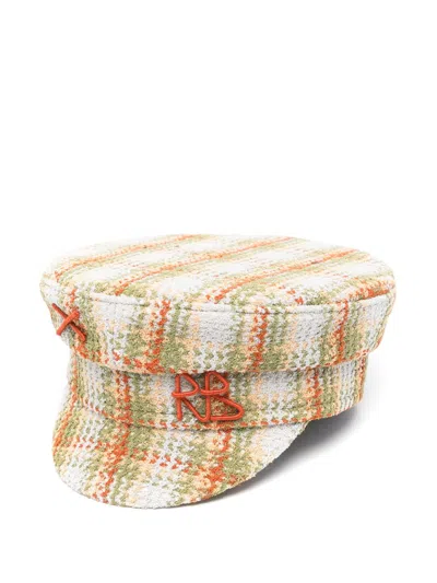 Ruslan Baginskiy Checked Hat In Grey