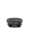 Ruslan Baginskiy Chevron-print Baker Boy Hat In Black