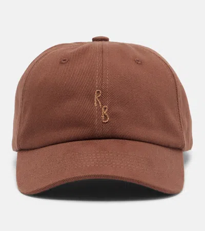 Ruslan Baginskiy Cotton Baseball Cap In Brown