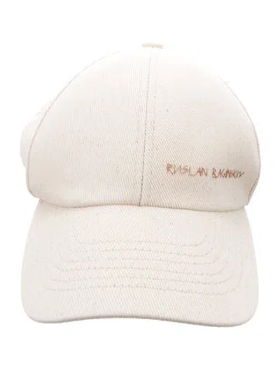 Pre-owned Ruslan Baginskiy Cotton Baseball Cap In Neutrals