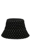 Ruslan Baginskiy Crystal Bucket Hat With Rhinestones And Polka Dot Pattern