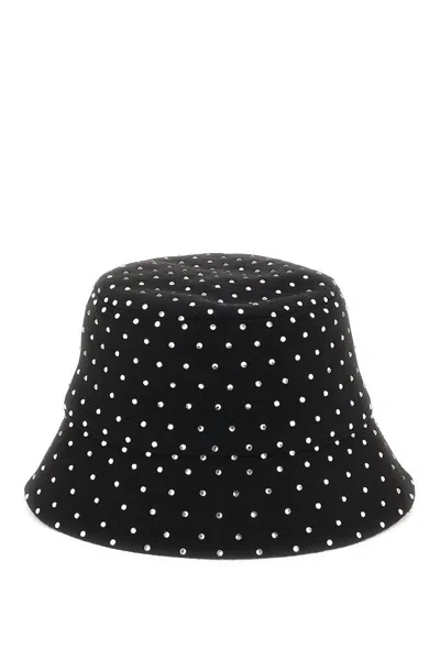 Ruslan Baginskiy Crystal Bucket Hat In Black