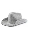Ruslan Baginskiy Crystal-embellished Cowboy Hat In Black