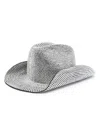 Ruslan Baginskiy Crystal-embellished Cowboy Hat In Black
