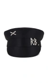 Ruslan Baginskiy Studded Logo Embellished Cap In Black