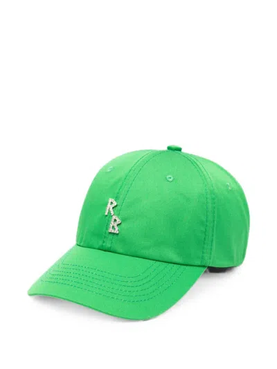 Ruslan Baginskiy Crystal-embellished Baseball Cap In Green