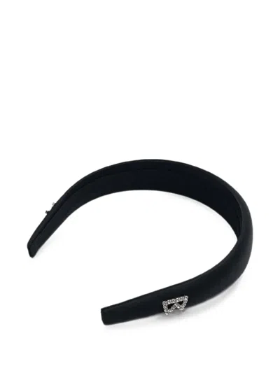 Ruslan Baginskiy Crystal-embellished Headband In Black