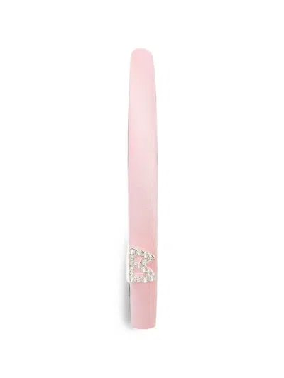 Ruslan Baginskiy Crystal-embellished Headband In Pink