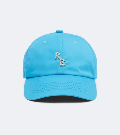 Ruslan Baginskiy Crystal-embellished Logo Baseball Cap In Blue