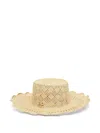Ruslan Baginskiy Cut Out-detail Straw Hat In 中性色