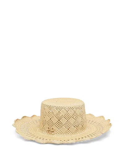 Ruslan Baginskiy Cut Out-detail Straw Hat In 中性色