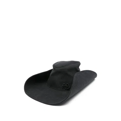 Ruslan Baginskiy Cwb033 Wide-brim Cotton Bucket Hat In Black