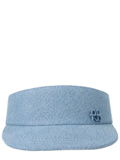 Ruslan Baginskiy Denim Visor Beanie In Blue
