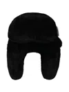 Ruslan Baginskiy Ear-flap Faux-fur Hat In Black