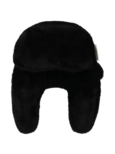 Ruslan Baginskiy Ear-flap Faux-fur Hat In Black