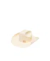 Ruslan Baginskiy Neutral Monogram-embellished Cowboy Hat In Nude