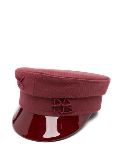 Ruslan Baginskiy Embroidered Boy Cap In Red