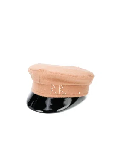 Ruslan Baginskiy Embroidered Hat In Nude